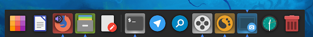 Screenshot of Latte Dock