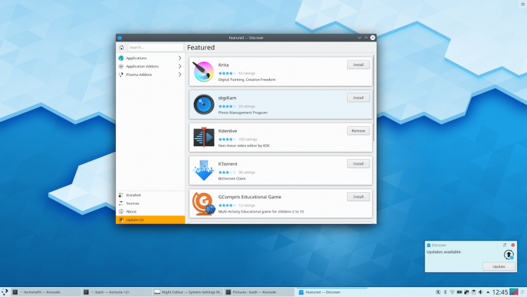kde discover screenshot