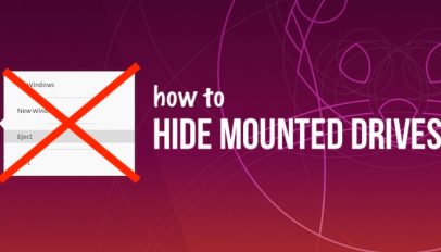 hide mounted drives in ubuntu