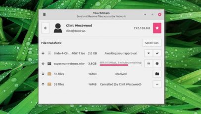 Linux Mint's new file transfer app