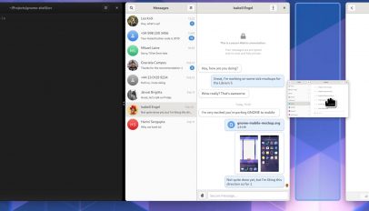 window tiling in gnome shell tablet