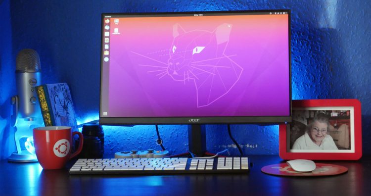Ubuntu 20.04 running on a computer