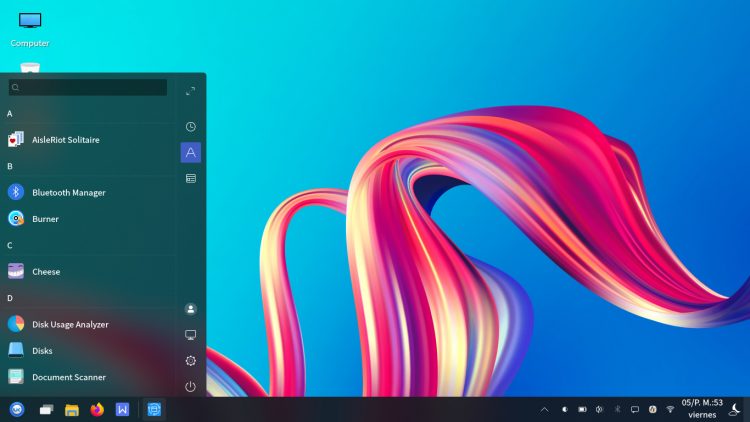 Ubuntu Kylin 20.04: App Menu
