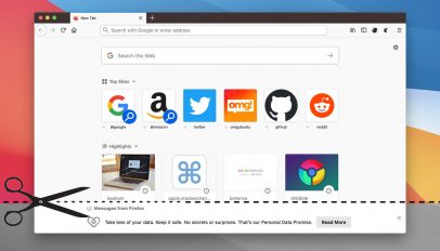 remove messages from firefox