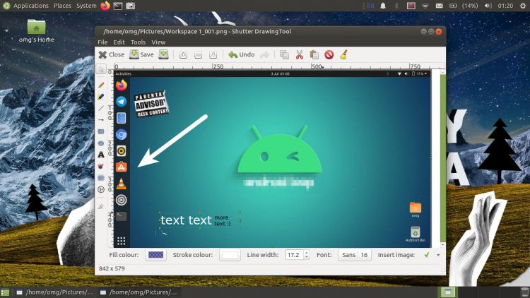 shutter screenshot tool on ubuntu