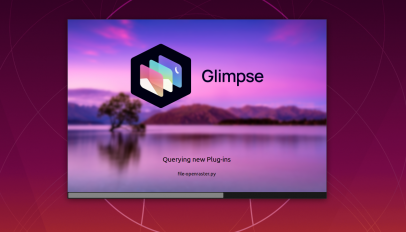 Glimpse splash screen