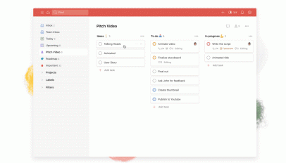 Todoist board gif
