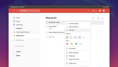 Todoist Linux app on Ubuntu