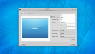 xfce 4.16 fractional scaling