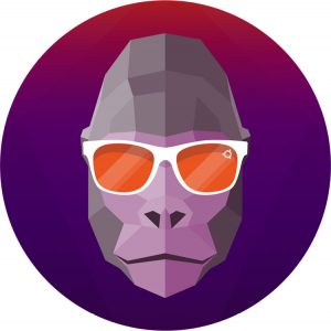groovy gorilla mascot