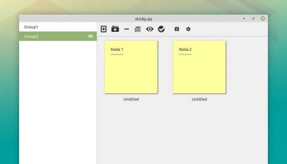 Linux Mint Sticky Notes