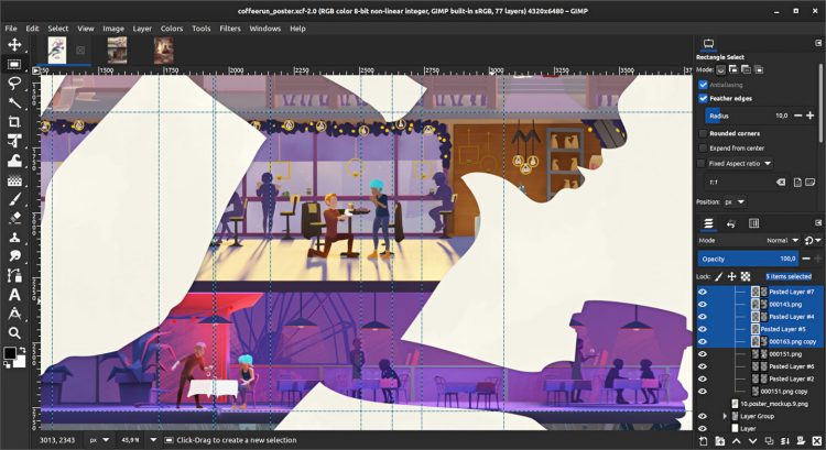 GIMP 2.99.2 Screenshot 2