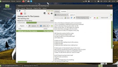 gmusicbrowser gtk3 screenshot