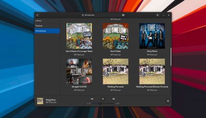 GTK Spotify app screenshot 1