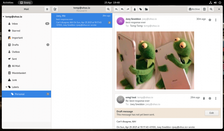 Geary 40 on Fedora 34