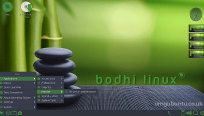 bodhi linux desktop screenshot 1