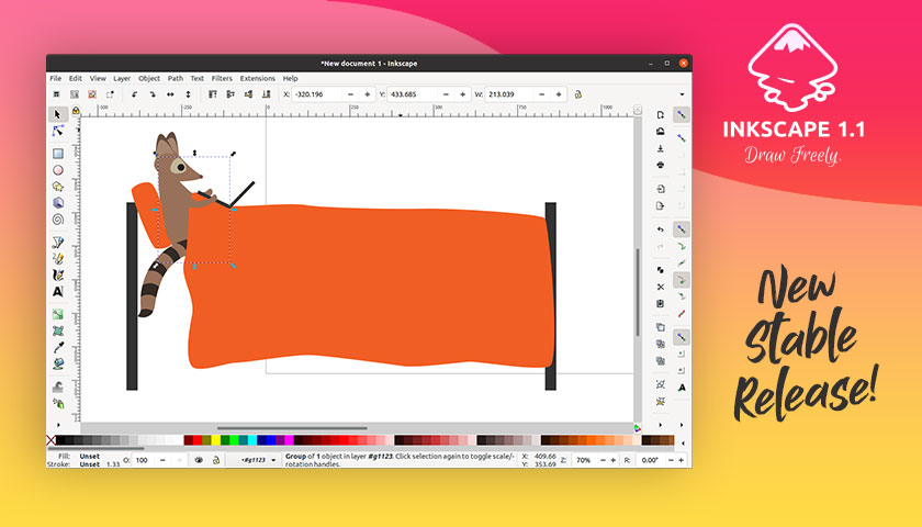 Inkscape 1.1 Released with Scores of New Features - OMG! Ubuntu