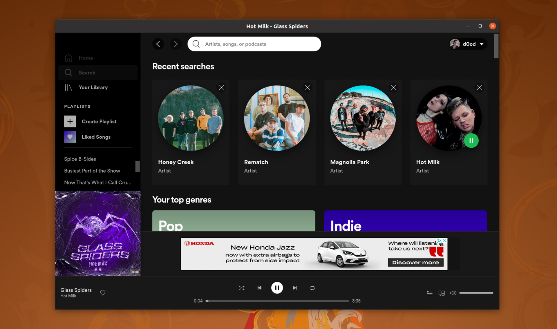 Open Spotify Desktop App, open spotify 