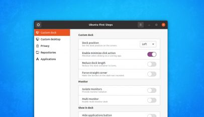 Ubuntu First Steps App