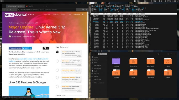 Regolith Linux 1.6 with 'Midnight' Look applied