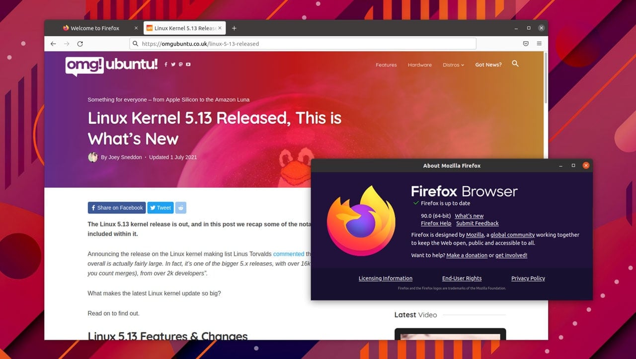 mozilla Firefox 90 Download grátis