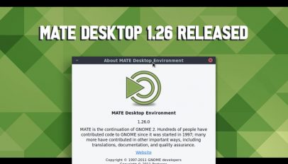 banner reading 'mate desktop 1.26 released'