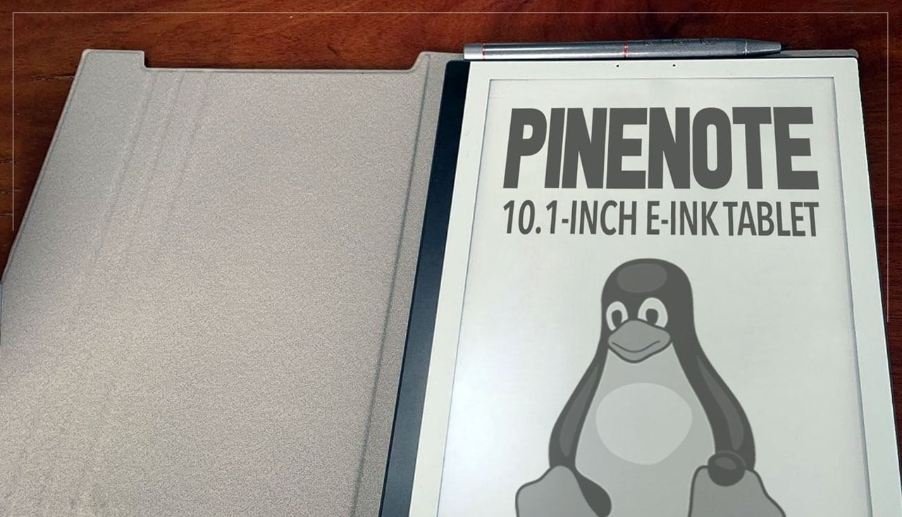 pinenote e-ink tablet graphic