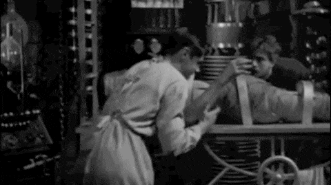 a gif from the 1931 movie Frankenstein