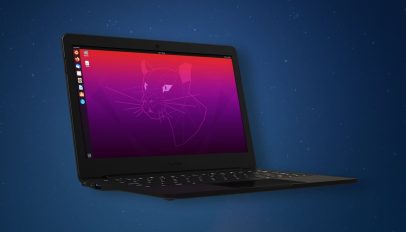StarLabs StarLite Mark IV laptop on a starry background
