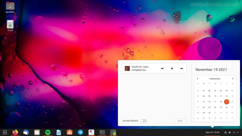 dash to panel gnome extension