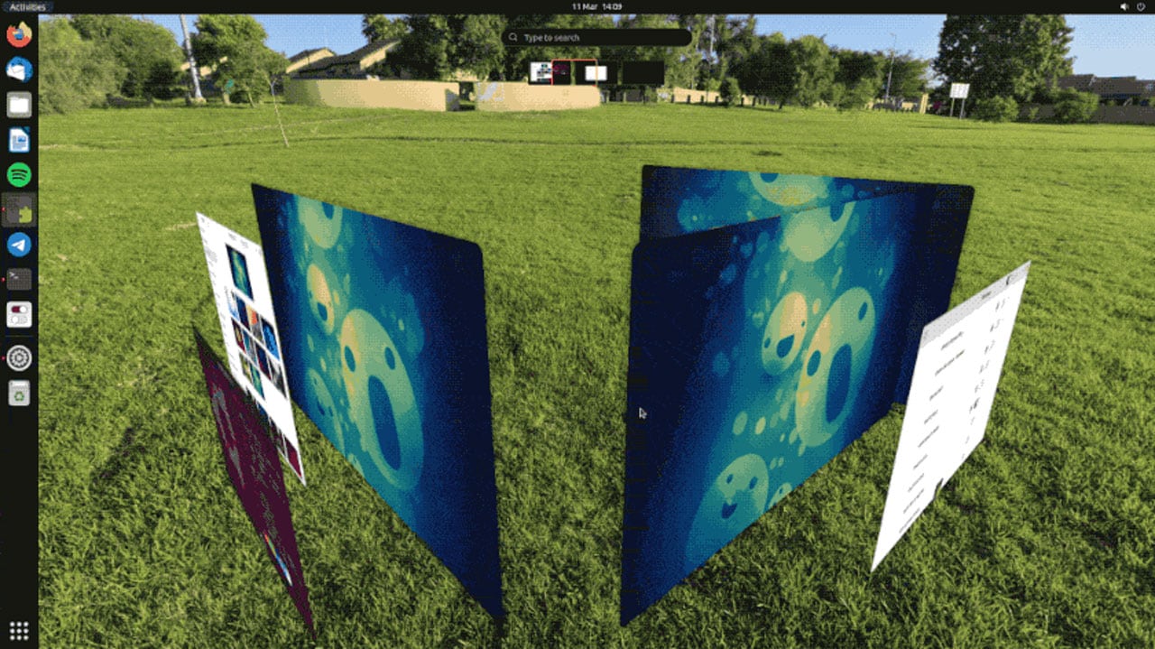 Desktop Cube GNOME Extension Now Supports Background Panoramas - OMG ...