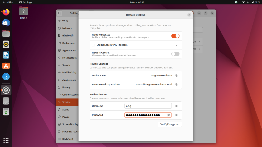 rdp in ubuntu 22.04