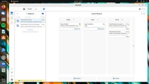 bluemail email client screenshot of the later board
