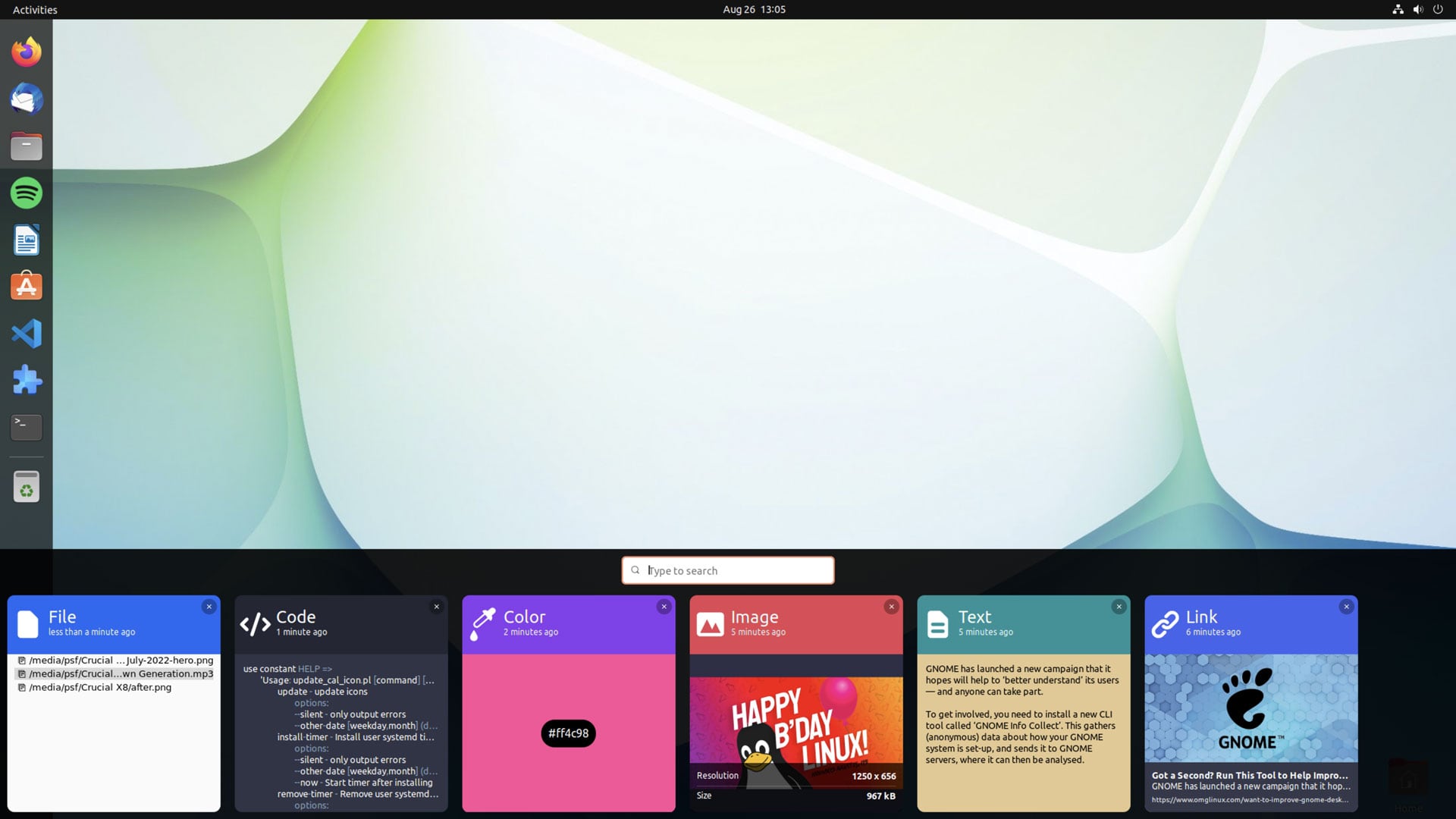 Pano Clipboard Manager for GNOME Shell