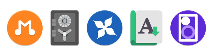 papirus icons for various apps