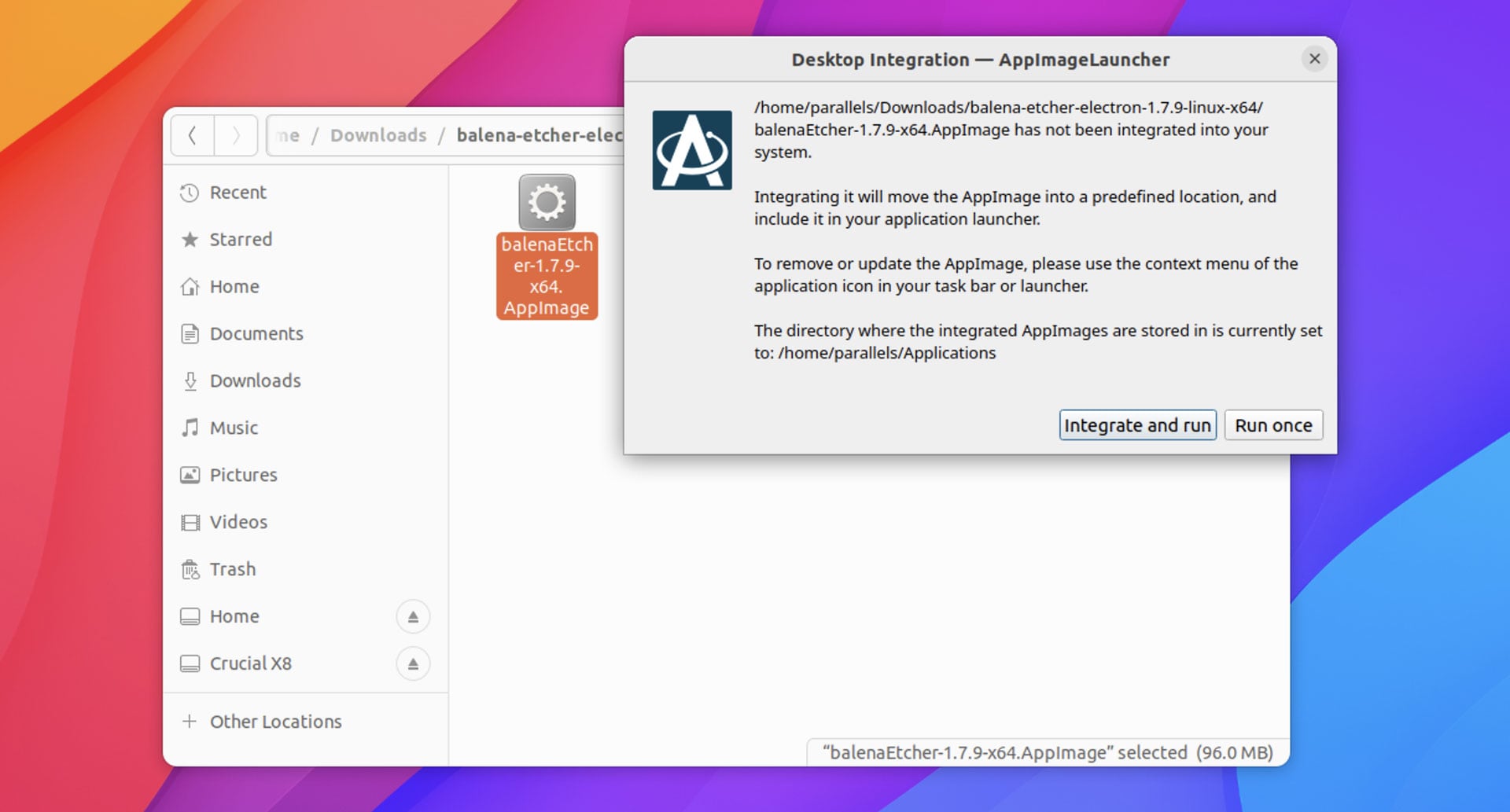 appimagelauncher desktop integration