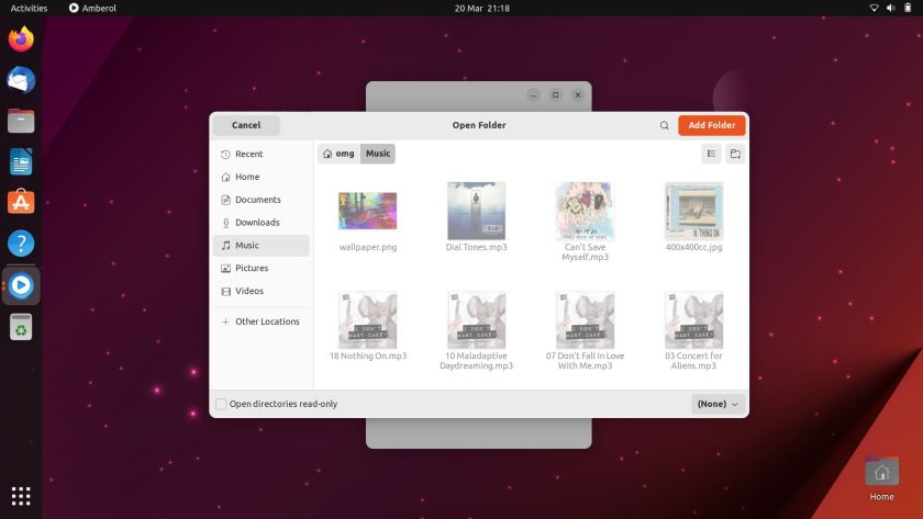 thumbnails in gtk file picker in ubuntu 23.04
