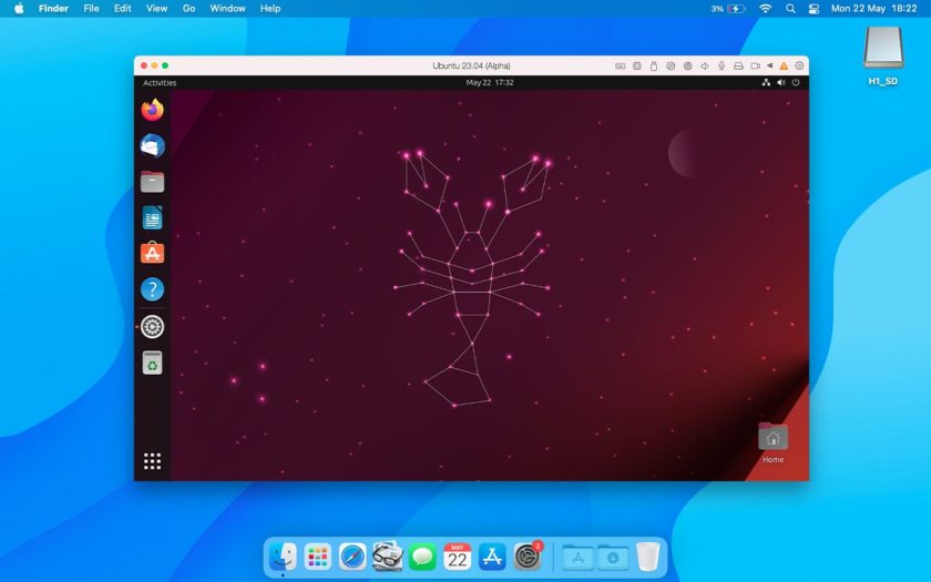 parallels 18.3 - ubuntu vm