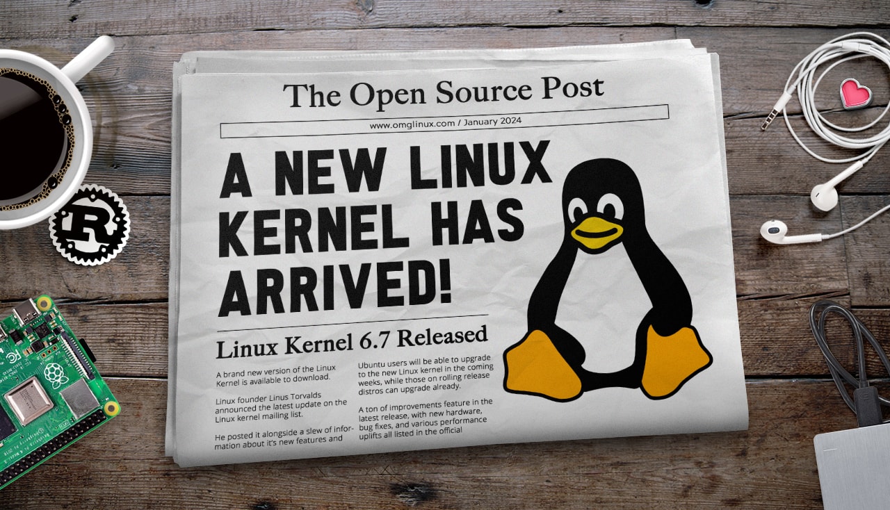 Rilasciato il Kernel Linux 6.7