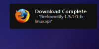 firefox notify-osd bubble