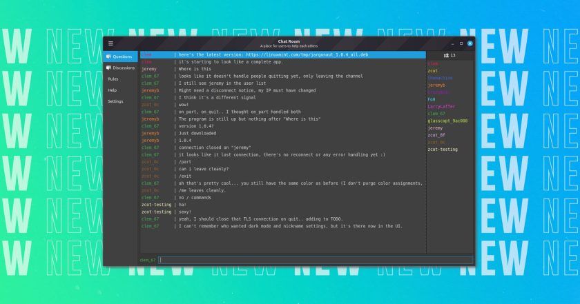 Jargonaut Linux Mint Chat App
