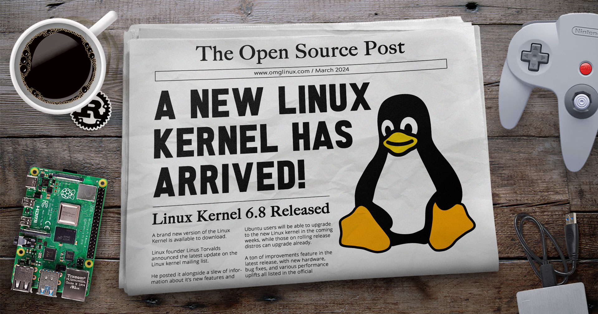 linux kernel 6.8 released