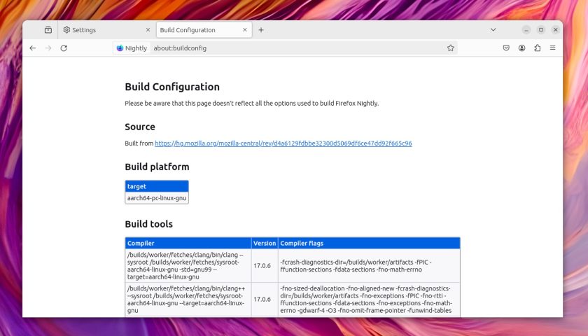 Firefox Nightly for ARM64