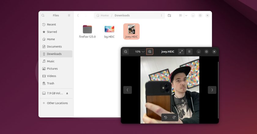 HEIC image open in Ubuntu 24.04