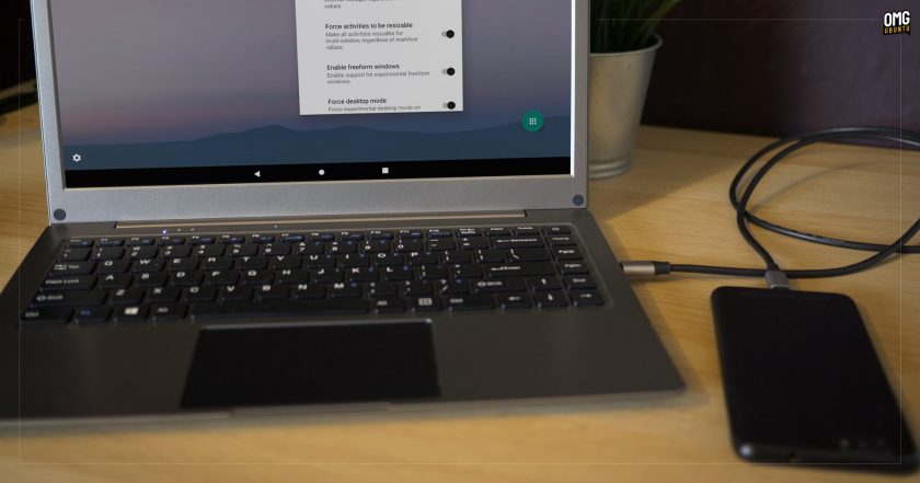One cable and your smartphone becomes a laptop
