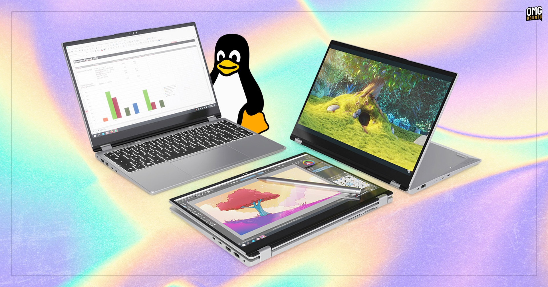 Convertible Linux laptop