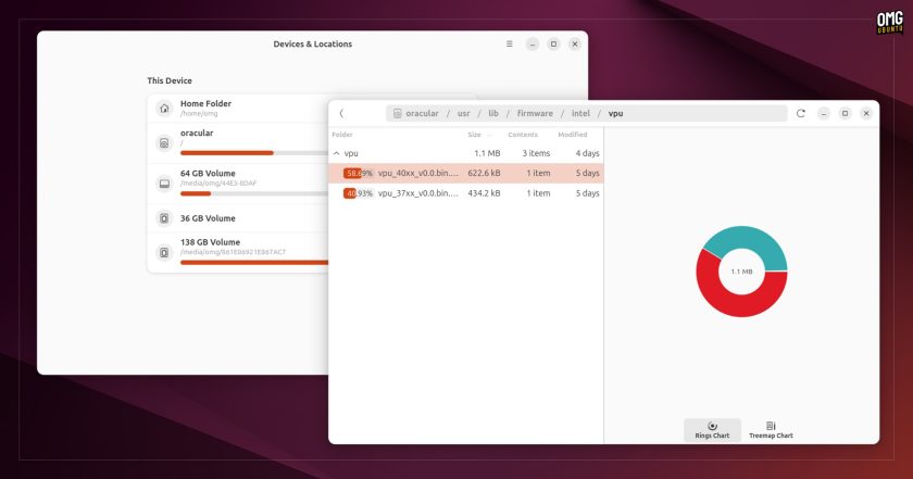 Baobab's ui redesign in GNOME 47