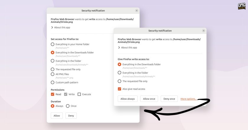Prompting Client security prompts Ubuntu