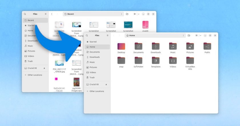 Remove Recent folder from Nautilus