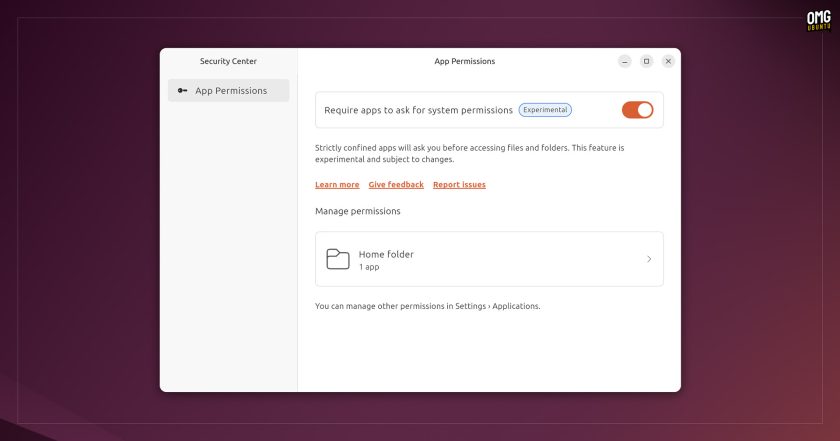 Ubuntu's new security center app in 24.10